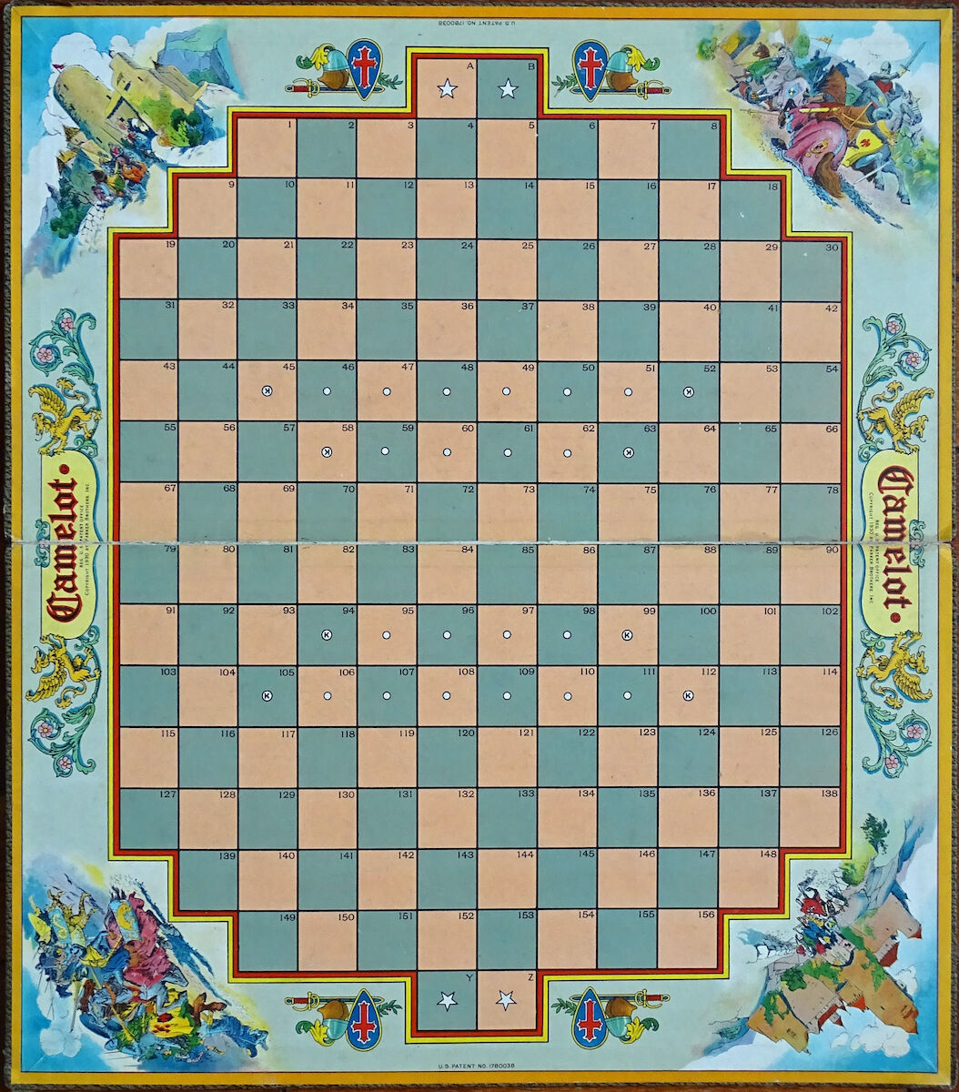 A chequered board with an unusual shape, missing the corner squares.